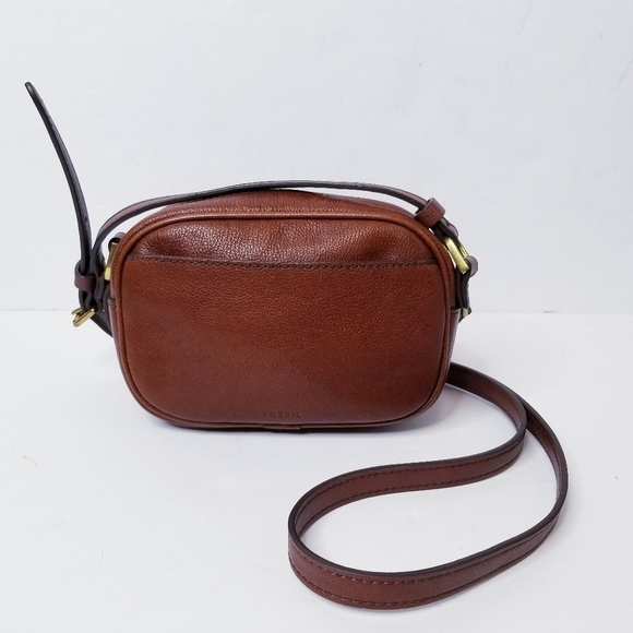 Fossil Leather crossbody bag - Picture 1 of 13